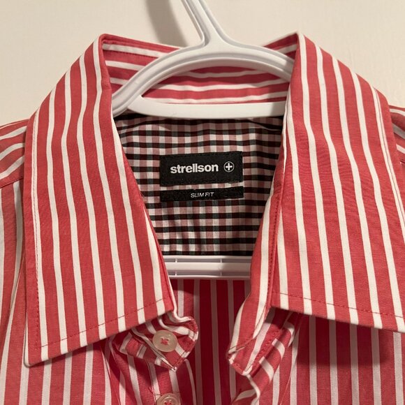 Strellson Slim Fit Men's Shirt. Sz 16. 100% cotton - Picture 2 of 5